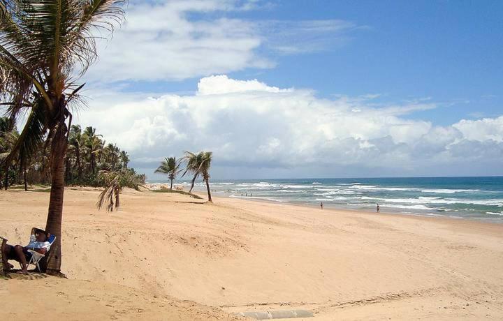 Вилла Suspiro Da Bahia Pe Na Areia Сальвадор Экстерьер фото