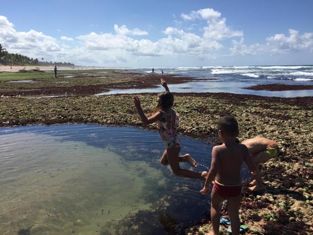 Вилла Suspiro Da Bahia Pe Na Areia Сальвадор Экстерьер фото
